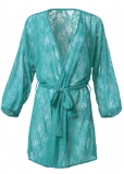 Venus Teal ALLOVER LACE ROBE Venus Teal ALLOVER LACE ROBE