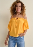 Venus Plus Size Cold Shoulder Top Venus Plus Size Cold Shoulder Top