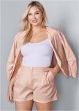 Venus Light Pink LINEN SHORTS Venus Light Pink LINEN SHORTS