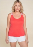 Venus Coral SEQUIN DETAIL TANK Venus Coral SEQUIN DETAIL TANK
