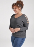 Venus Plus Size Stud Embellished Sweatshirt Venus Plus Size Stud Embellished Sweatshirt