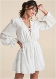 Venus Plus Size Ruffle Mini Dress Venus Plus Size Ruffle Mini Dress