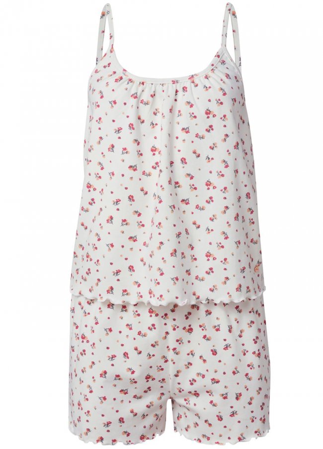 Venus Flower Dreams LETTUCE EDGE PAJAMA SHORTS Venus Flower Dreams LETTUCE EDGE PAJAMA SHORTS