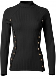 Venus Plus Size Ribbed Mock-Neck Top Venus Plus Size Ribbed Mock-Neck Top