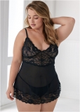 Venus Black SHEER BABYDOLL Venus Black SHEER BABYDOLL