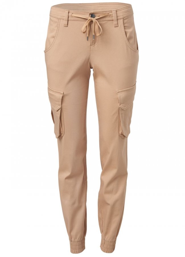 Venus Plus Size Cargo Pants in Tan Venus Plus Size Cargo Pants in Tan