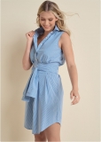 Venus Plus Size Tie-Front Shirt Dress Venus Plus Size Tie-Front Shirt Dress
