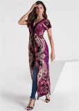 Venus Plus Size Moroccan Nights Maxi Top Venus Plus Size Moroccan Nights Maxi Top