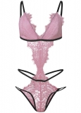Venus Light Pink BARELY THERE LACE TEDDY Venus Light Pink BARELY THERE LACE TEDDY