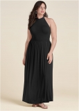 Venus Plus Size High Neck Maxi Dress Venus Plus Size High Neck Maxi Dress