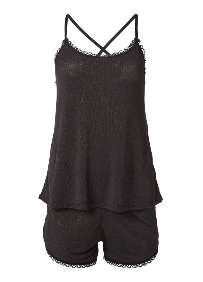 Venus Black & Gold TWILIGHT PAJAMA SET
