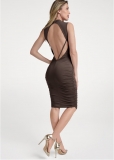 Venus Plus Size Open Back Bodycon Dress Venus Plus Size Open Back Bodycon Dress
