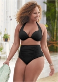 Venus Shirred High-Waist Bottom Bikini Venus Shirred High-Waist Bottom Bikini
