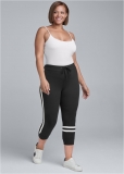 Venus Black & White STRIPE DETAIL LOUNGE CAPRIS Venus Black & White STRIPE DETAIL LOUNGE CAPRIS