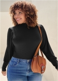Venus Plus Size Turtleneck Top Venus Plus Size Turtleneck Top