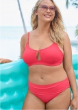 Venus Plus Size The Misha Top Bikini - Sunset Pink Venus Plus Size The Misha Top Bikini - Sunset Pink