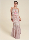 Venus Plus Size Embroidered Maxi Dress Venus Plus Size Embroidered Maxi Dress