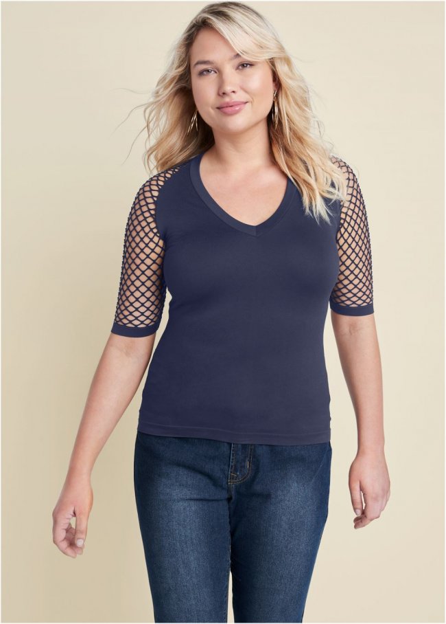 Venus Plus Size Second Skin Seamless Top Venus Plus Size Second Skin Seamless Top