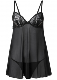Venus Black GOLD STUDDED BABYDOLL Venus Black GOLD STUDDED BABYDOLL