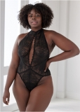 Venus Black FRONT KEYHOLE TEDDY Venus Black FRONT KEYHOLE TEDDY