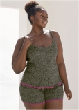 Venus Heathered Grey COZY SHORT SLEEP SET Venus Heathered Grey COZY SHORT SLEEP SET