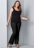 Venus Plus Size Bootcut Jeans in Black Venus Plus Size Bootcut Jeans in Black
