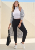Venus Plus Size Basic Leggings in Black Venus Plus Size Basic Leggings in Black
