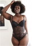 Venus Black Onyx STRAPPY BACK TEDDY Venus Black Onyx STRAPPY BACK TEDDY