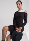 Venus Plus Size Open Shoulder Sweater Dress Venus Plus Size Open Shoulder Sweater Dress