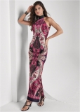Venus Plus Size Moroccan Nights Paisley Dress Venus Plus Size Moroccan Nights Paisley Dress