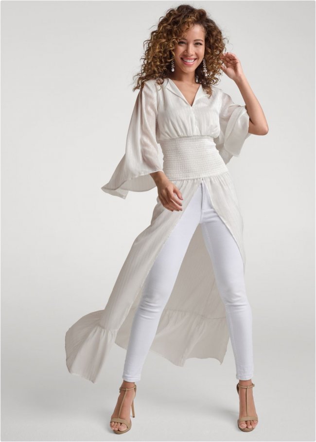 Venus Plus Size Bell Sleeve Maxi Top Venus Plus Size Bell Sleeve Maxi Top