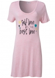 Venus Heathered Pink SLEEP SHIRT Venus Heathered Pink SLEEP SHIRT