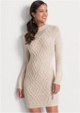 Venus Plus Size Cable Knit Sweater Dress Venus Plus Size Cable Knit Sweater Dress