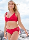 Venus Plus Size Lovely Lift Wrap Bikini Top Bikini - Red Hot Venus Plus Size Lovely Lift Wrap Bikini Top Bikini - Red Hot