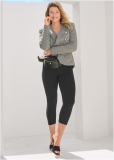 Venus Black & White Houndstooth Double Breasted Blazer Venus Black & White Houndstooth Double Breasted Blazer