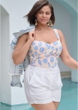 Venus Plus Size Twist Front Tank Top Venus Plus Size Twist Front Tank Top