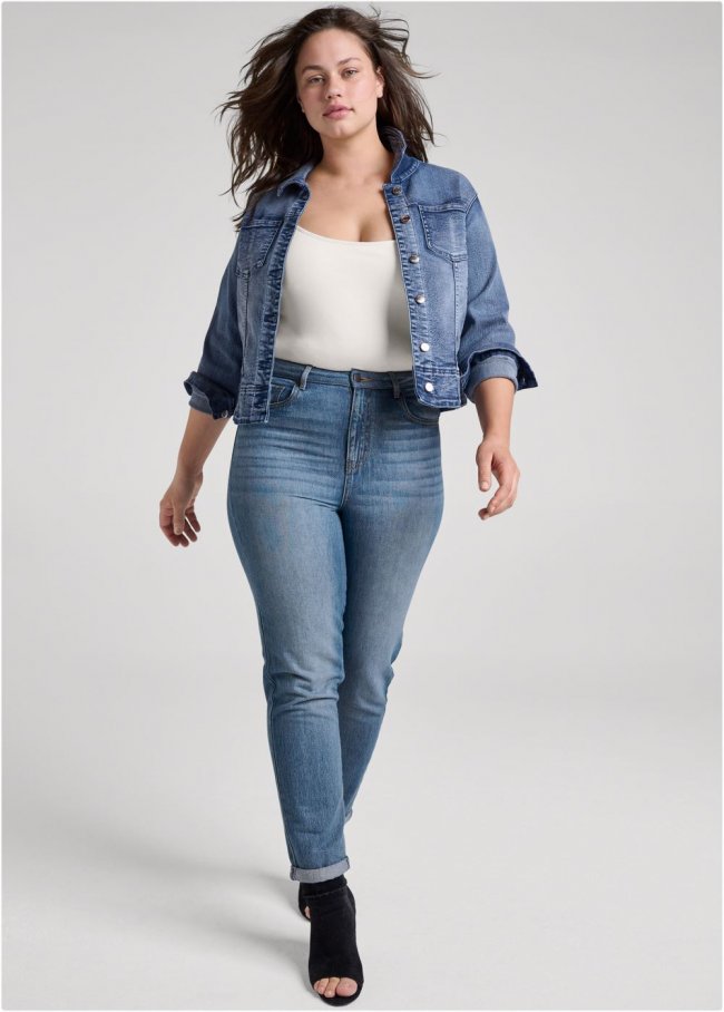 Venus Medium Wash New Vintage Straight Jeans Venus Medium Wash New Vintage Straight Jeans