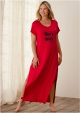 Venus Dear Santa PAJAMA MAXI DRESS Venus Dear Santa PAJAMA MAXI DRESS