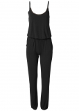 Venus Plus Size Casual Jumpsuit in Black Venus Plus Size Casual Jumpsuit in Black