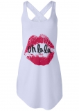 Venus White Lace Back Nightgown Venus White Lace Back Nightgown