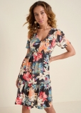 Venus Plus Size Babydoll Ruffle Dress Venus Plus Size Babydoll Ruffle Dress