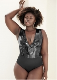 Venus Black PLUNGE LATEX BODYSUIT Venus Black PLUNGE LATEX BODYSUIT
