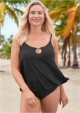 Venus Plus Size Rio Tankini Top Bikini - Black Beauty Venus Plus Size Rio Tankini Top Bikini - Black Beauty