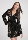 Venus Plus Size Velvet Lace Dress Venus Plus Size Velvet Lace Dress