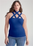 Venus Plus Size Strappy Sleeveless Top Venus Plus Size Strappy Sleeveless Top