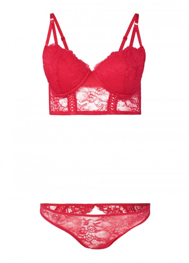 Venus Shangri-Oh-La-La LACED UP BRA AND PANTY Venus Shangri-Oh-La-La LACED UP BRA AND PANTY