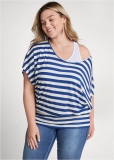 Venus Plus Size Off-Shoulder Layered Top Venus Plus Size Off-Shoulder Layered Top