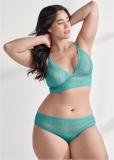 Venus Teal GEO LACE BRA AND PANTY SET Venus Teal GEO LACE BRA AND PANTY SET