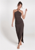 Venus Plus Size Halter Neck Maxi Dress Venus Plus Size Halter Neck Maxi Dress