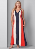 Venus Multi COLOR BLOCK MAXI DRESS Venus Multi COLOR BLOCK MAXI DRESS
